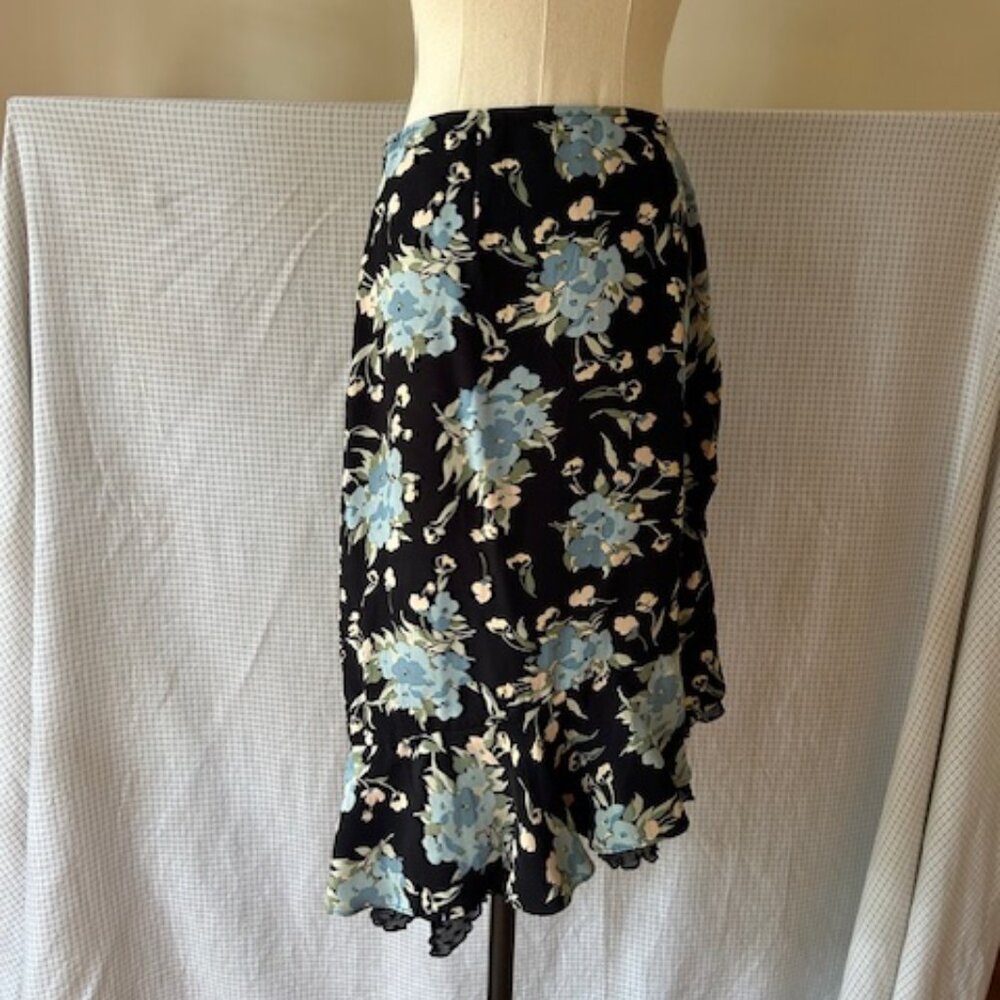 Vintage Betsey Johnson Floral Swiss dot skirt - Picture 5 of 16